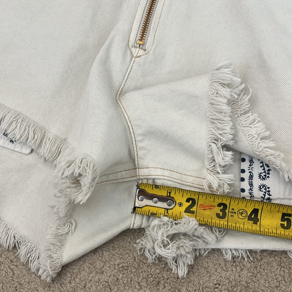 Free People Cream Denim Overalls - Picture 7 of 7
